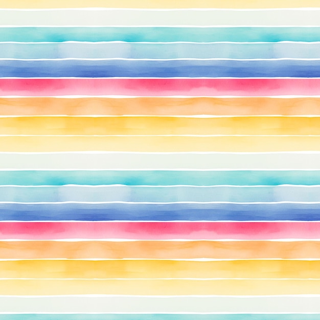 PSD watercolor rainbow colors seamless pattern