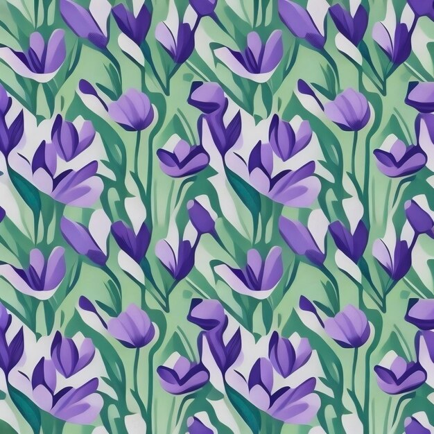 PSD watercolor small flower pattern