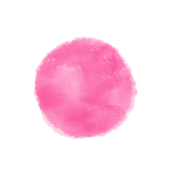 Premium PSD | Watercolor stain pink