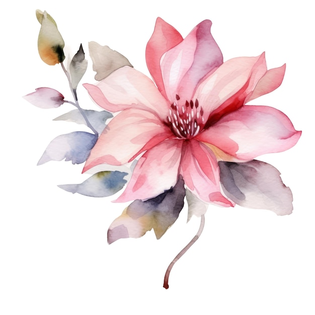 Watercolour floral illustration