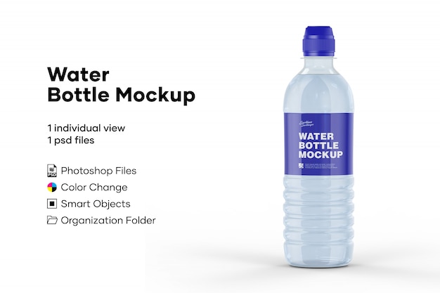 Waterfles mockup