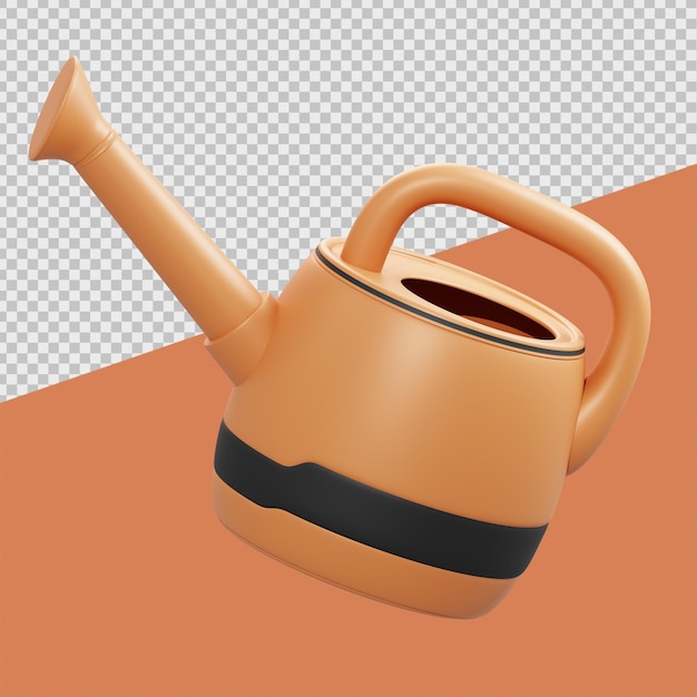 Watering can 3d medical illustrations