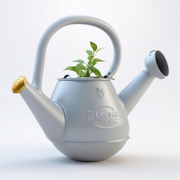 PSD watering can psd on a white background