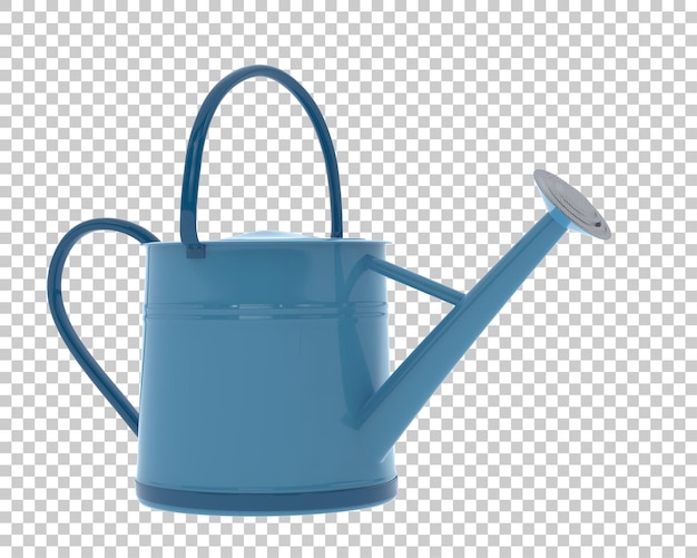 Watering can on transparent background 3d rendering illustration