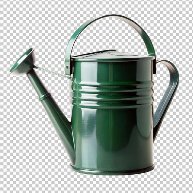 PSD watering can on transparent background