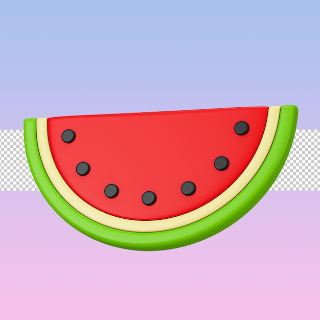 Watermelon 3d icon