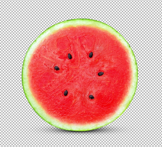 Watermelon isolated on alpha layer background