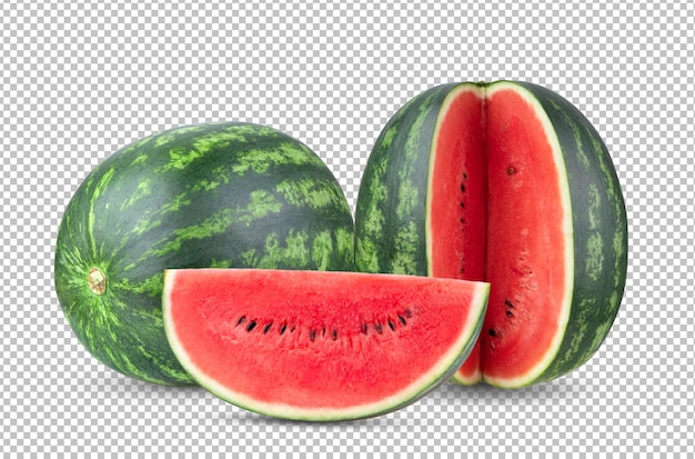 Watermelon isolated on alpha layer