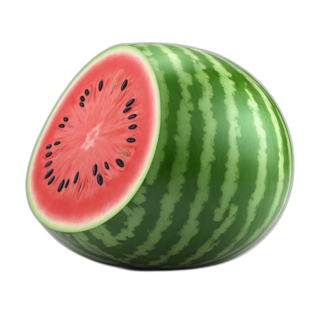 PSD watermelon psd op een witte achtergrond