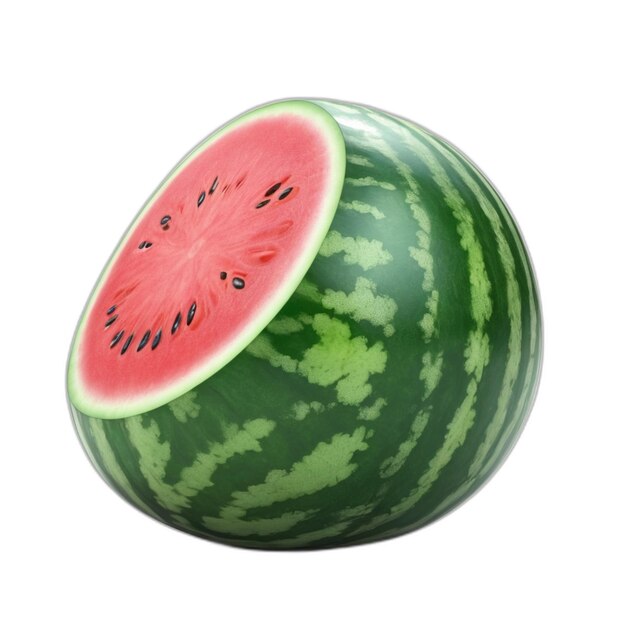 Watermelon psd on a white background