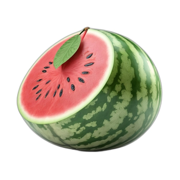 PSD watermelon psd on a white background