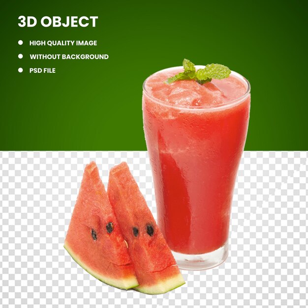 Watermelon slices amp juice