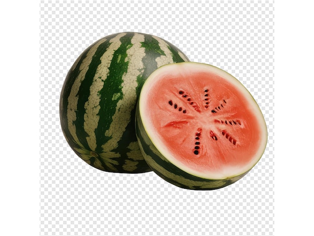 PSD a watermelon with the word melon on it