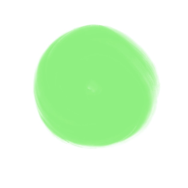 Waterpen circle light green