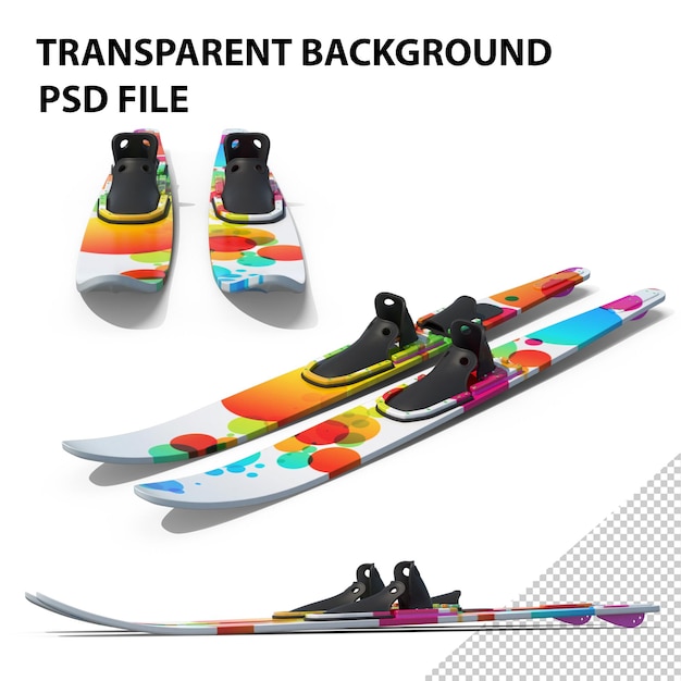 PSD waterski's generieke png