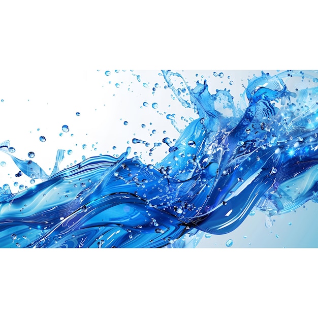 PSD watersplashing background clip art