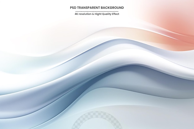 PSD wave background design with white line pattern