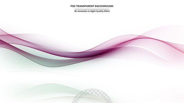 PSD wave background design with white line pattern