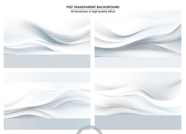 PSD wave background design with white line pattern