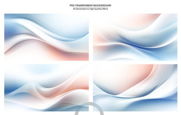 PSD wave background design with white line pattern