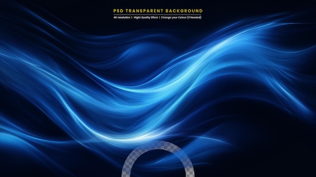 Wave element with abstract colorful gradient lines for website