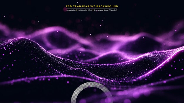 wave element with abstract colorful gradient lines for website