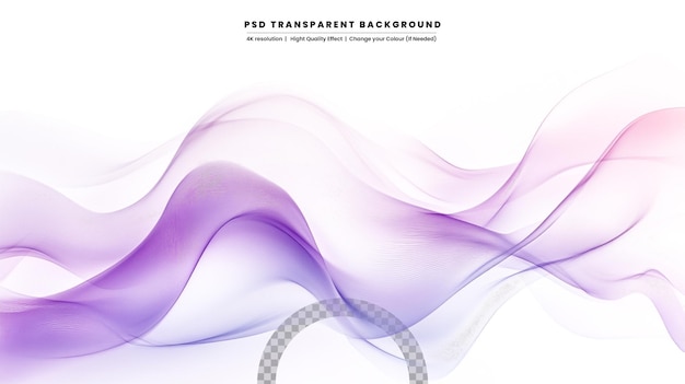 wave element with abstract colorful gradient lines for website