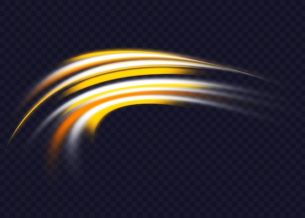 PSD wave light lines effect