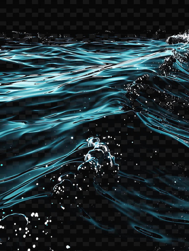 PSD a wave in the water with the words quot ocean quot on the bottom