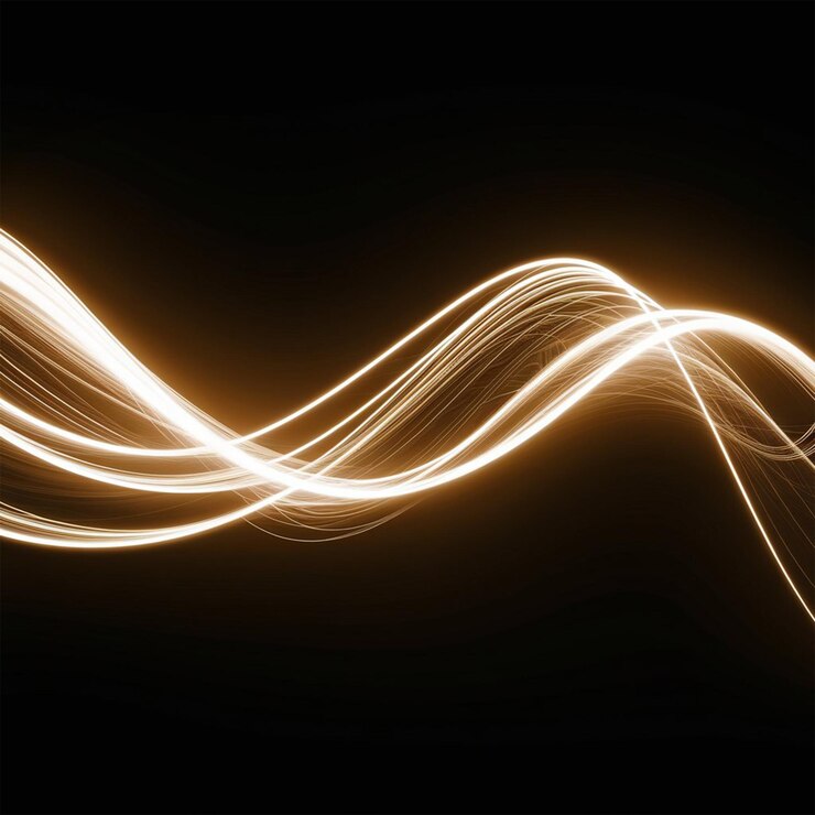 PSD a wave with a gold swirl that says wave on it