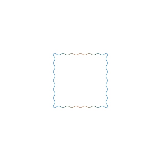 Wavy Border Frame (golvende randframe)