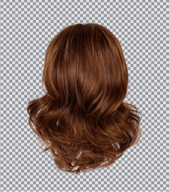 Wavy Brown schouderlengte pruik