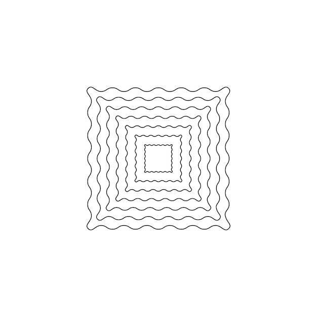 Wavy Nested Square umiera