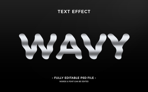 Wavy text effect