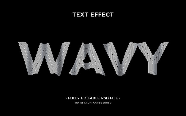 Wavy text effect