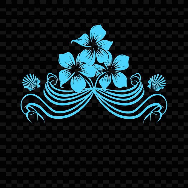 Wdzięczne Logo Plumeria Symbol Z Dekoracją Creative Vector Design Of Nature Collection