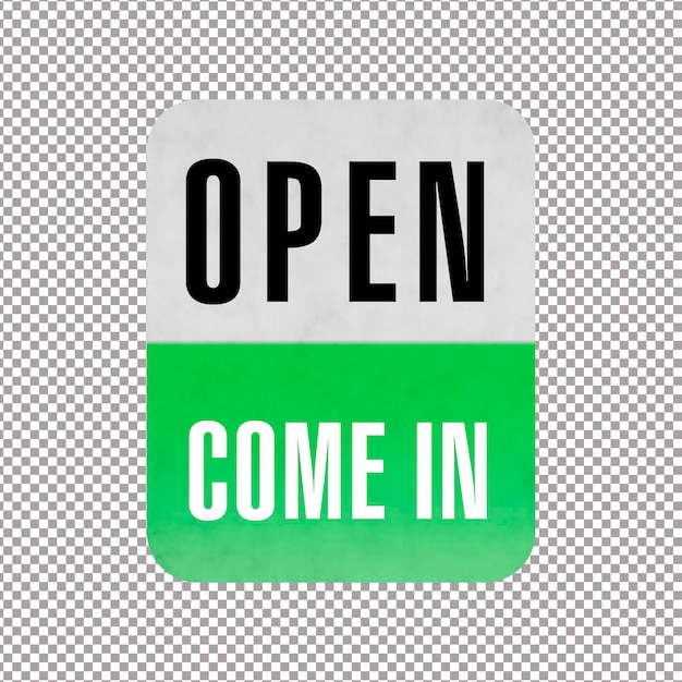 We are open sign