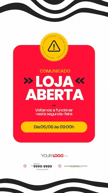 we inform you that our store will be open on the day