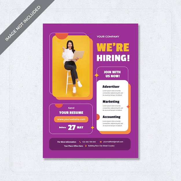 We nemen vacatures in dienst.