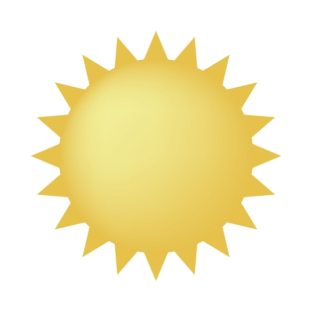 PSD weather icon isolated