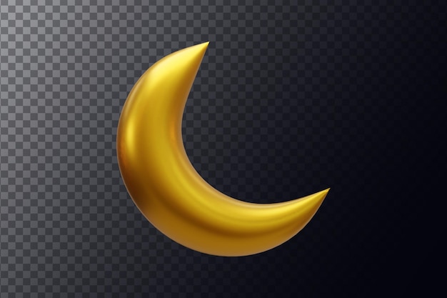 PSD weather report 3d ui icon night weather moon icon