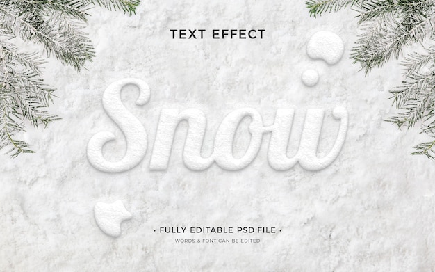 Weather text effect