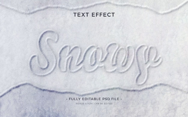 Weather text effect