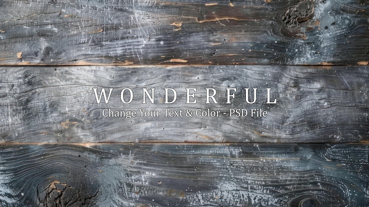 PSD weathered wooden background