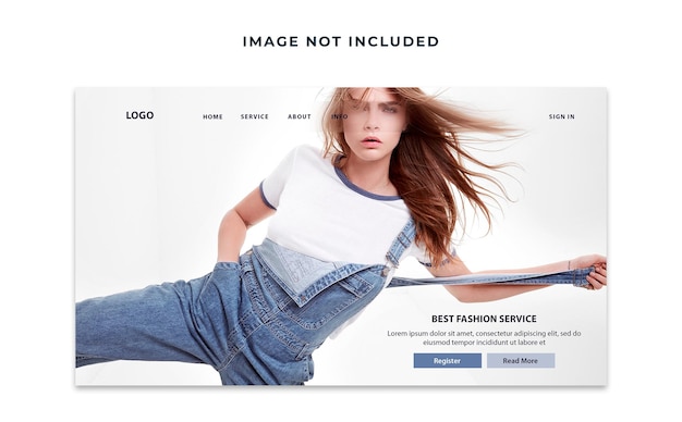 Premium PSD | Web banner design for clothing fashion