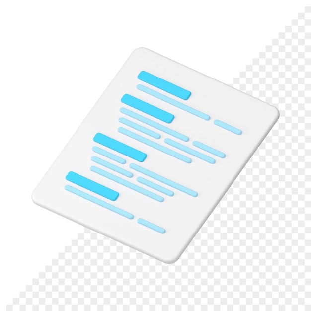 Web page with program code 3d icon Software coding and development