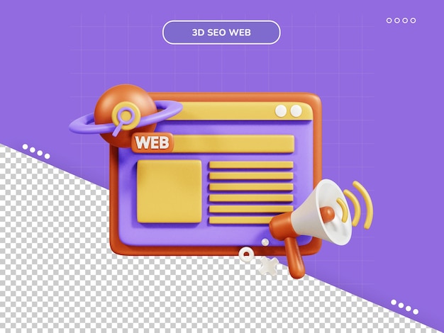 PSD web promotion 3d icon