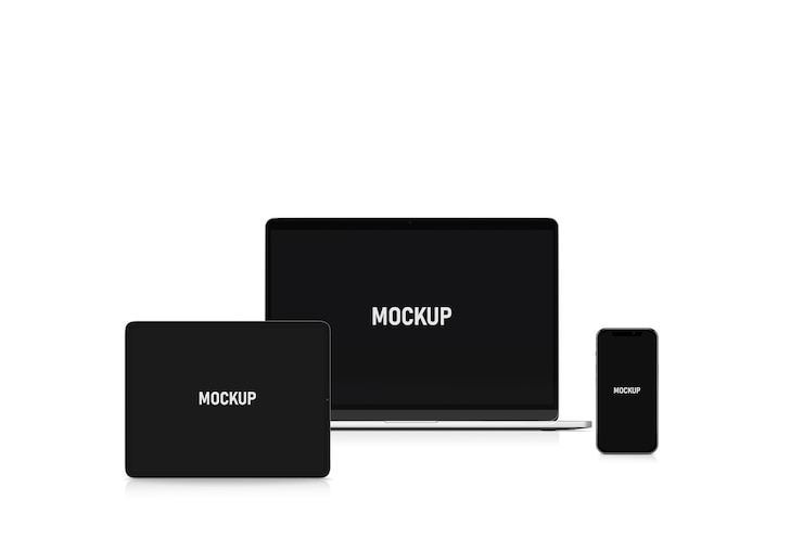 PSD web showcase mockup