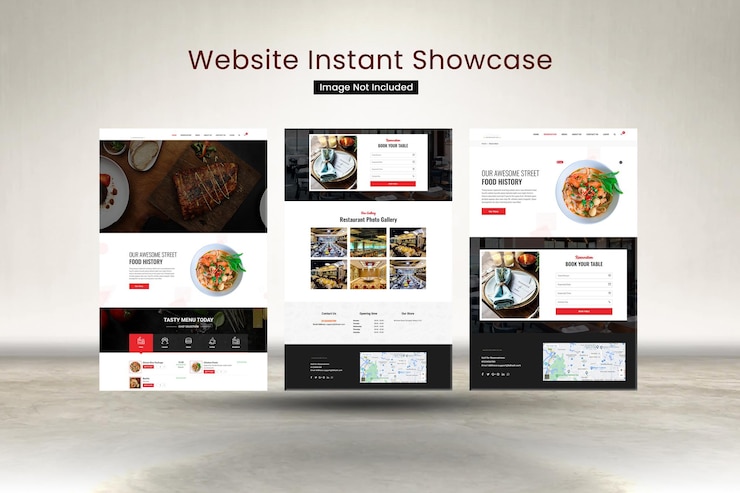 PSD ランディングページのモックアップを含むwebテンプレート