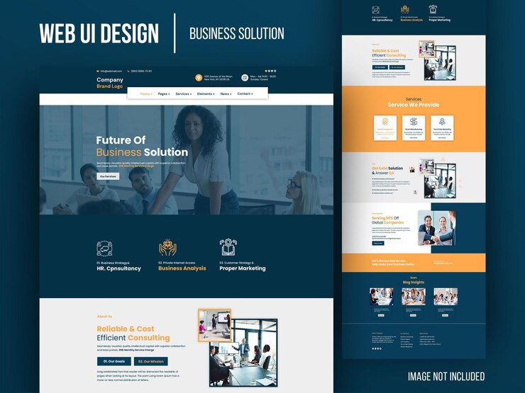 PSD web ui business solution